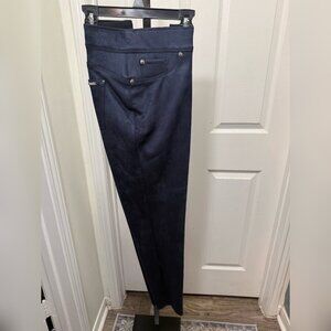 NYGARD LUXE SLIMS - JEGGINGS PONTE SUEDE NAVY - BRAND NEW) - LARGE (14-16)